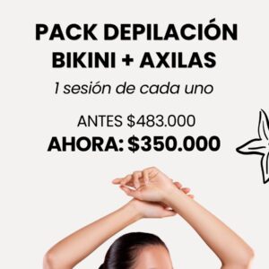 Pack Depilación - Axila + Bikini