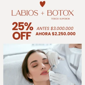 Labios y Botox