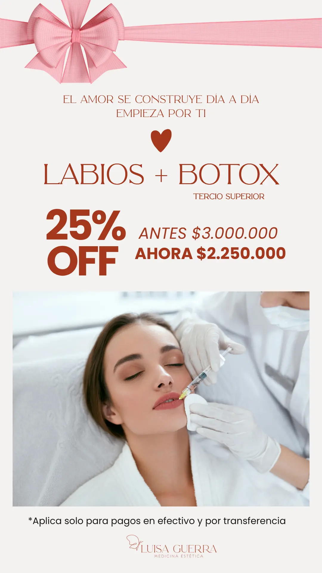 Labios y Botox