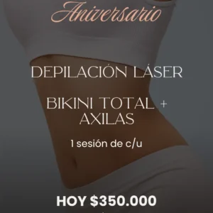 Depilación Láser - Bikini Total + Axilas