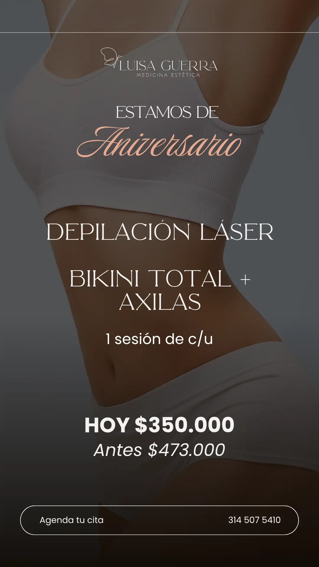 Depilación Láser - Bikini Total + Axilas