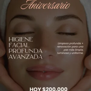 Higiene facial profunda avanzada