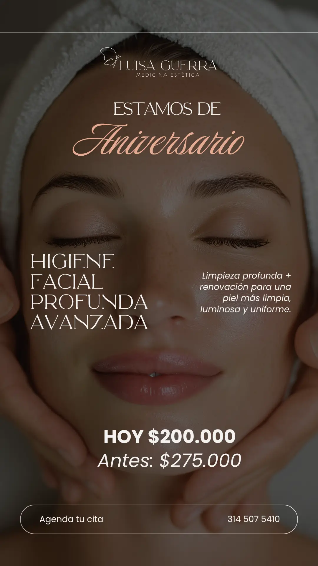 Higiene facial profunda avanzada